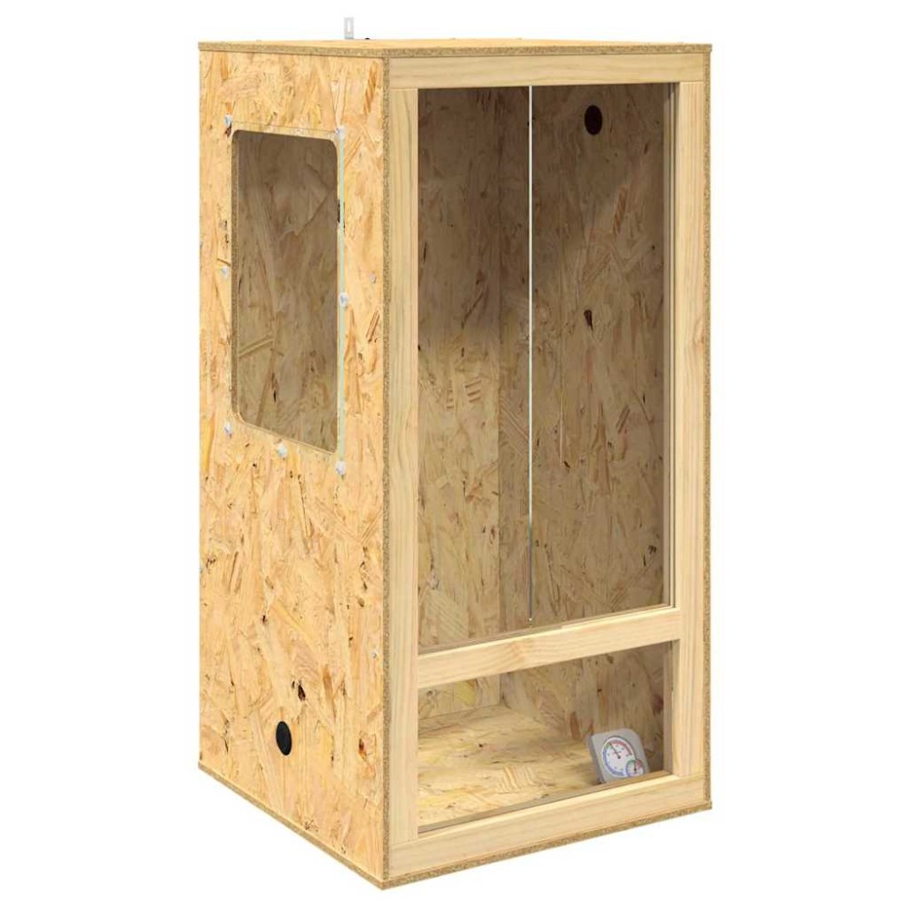 vidaXL Terrarium Καφέ 50 x 50 x 100 cm OSB