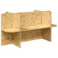 vidaXL Βάση Terrarium Καφέ 100 x 50 x 50 cm OSB