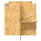 vidaXL Βάση Terrarium Καφέ 100 x 50 x 50 cm OSB