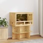 vidaXL Βάση Terrarium Καφέ 80 x 50 x 50 εκ OSB