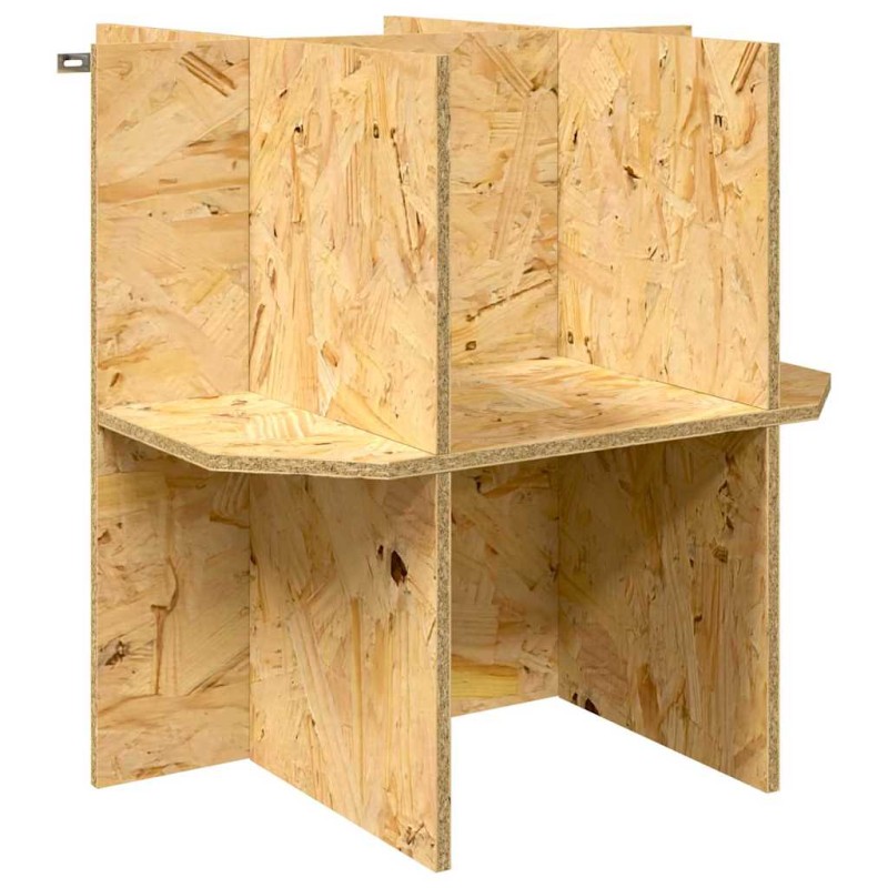 vidaXL Βάση Terrarium Καφέ 50 x 50 x 50 cm OSB