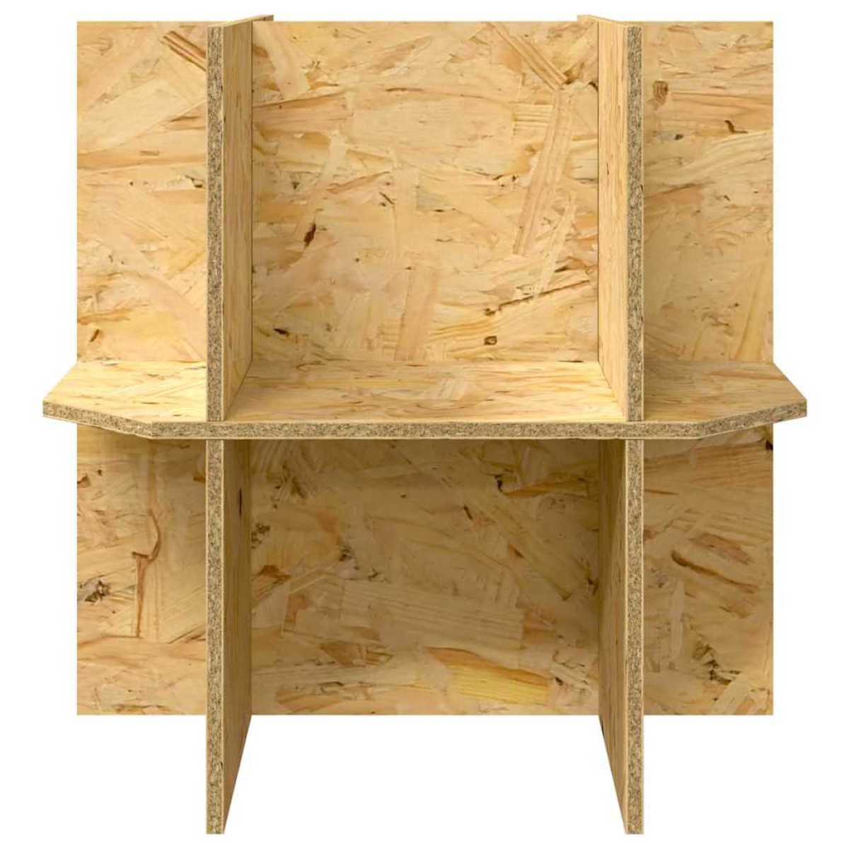 vidaXL Βάση Terrarium Καφέ 50 x 50 x 50 cm OSB