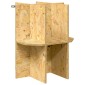 vidaXL Βάση Terrarium με ράφι Καφέ 40 x 40 x 50 cm OSB