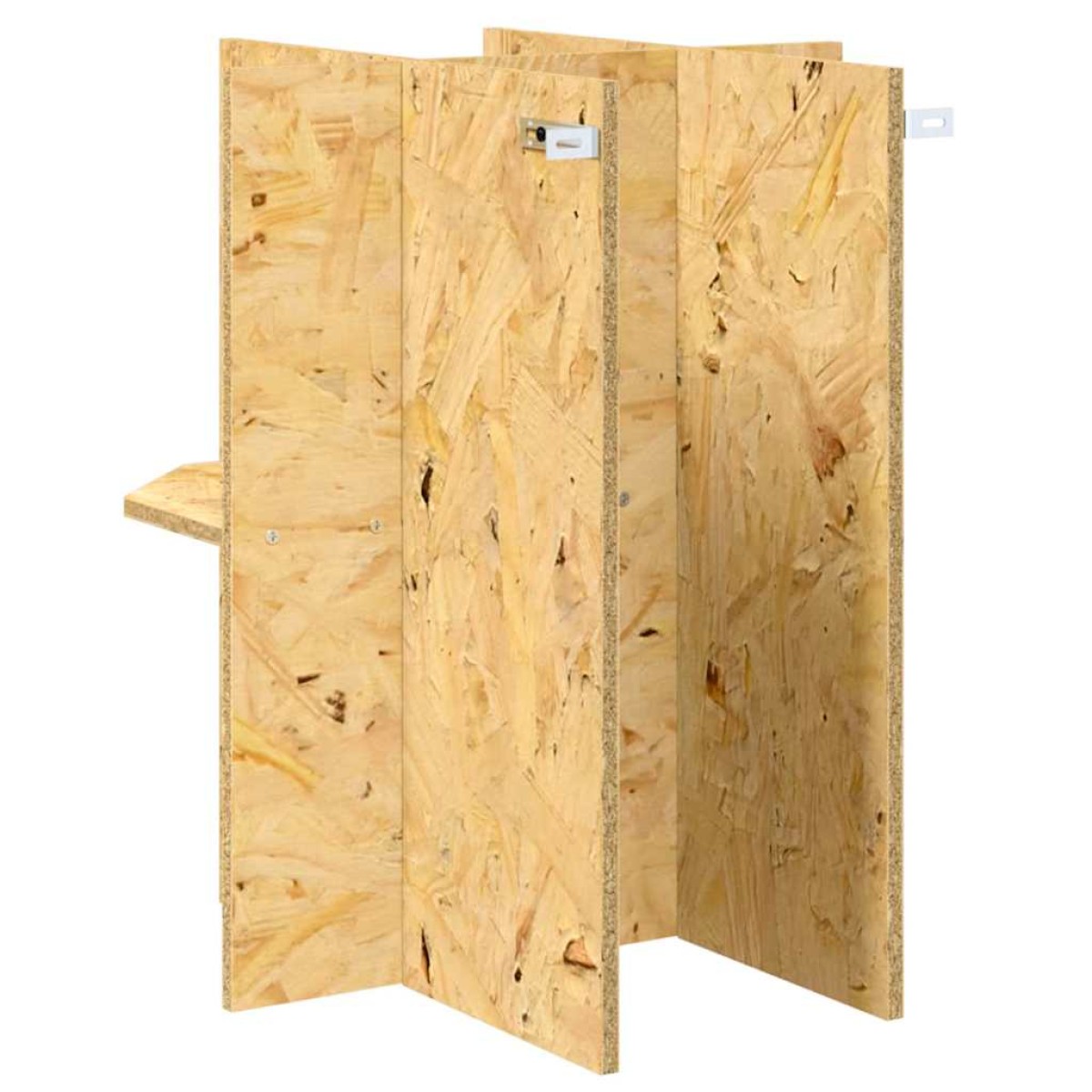 vidaXL Βάση Terrarium με ράφι Καφέ 40 x 40 x 50 cm OSB