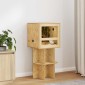vidaXL Βάση Terrarium με ράφι Καφέ 40 x 40 x 50 cm OSB