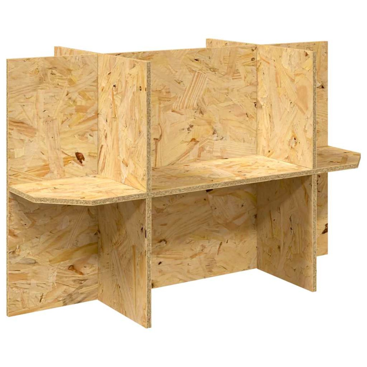 vidaXL Βάση Terrarium με ράφι Καφέ 80 x 40 x 50 cm OSB
