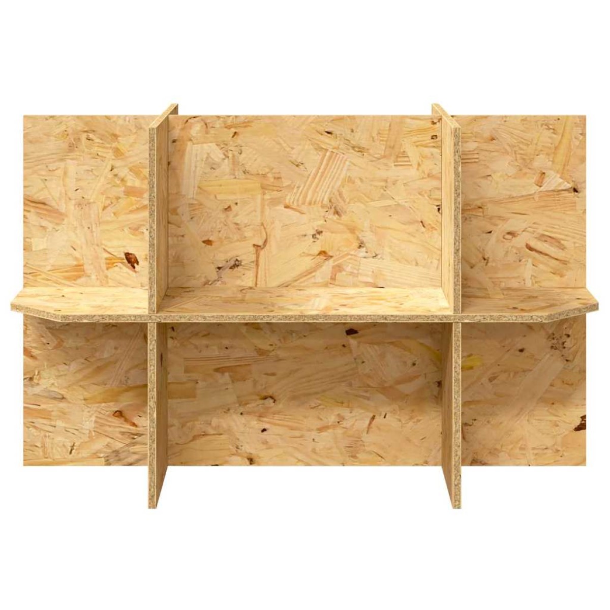 vidaXL Βάση Terrarium με ράφι Καφέ 80 x 40 x 50 cm OSB