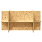 vidaXL Βάση Terrarium με ράφι Καφέ 100 x 40 x 50 cm OSB
