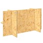 vidaXL Βάση Terrarium με ράφι Καφέ 100 x 40 x 50 cm OSB