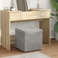vidaXL Σκαμνί Ανοιχτό γκρι 41 x 41 x 40 εκ Βελούδο και Μηχανικά Ξύλα