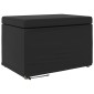 vidaXL Σκαμνί Μαύρο 61 x 41 x 40 εκ Ψεύτικο Δέρμα και Μηχανικά Ξύλα
