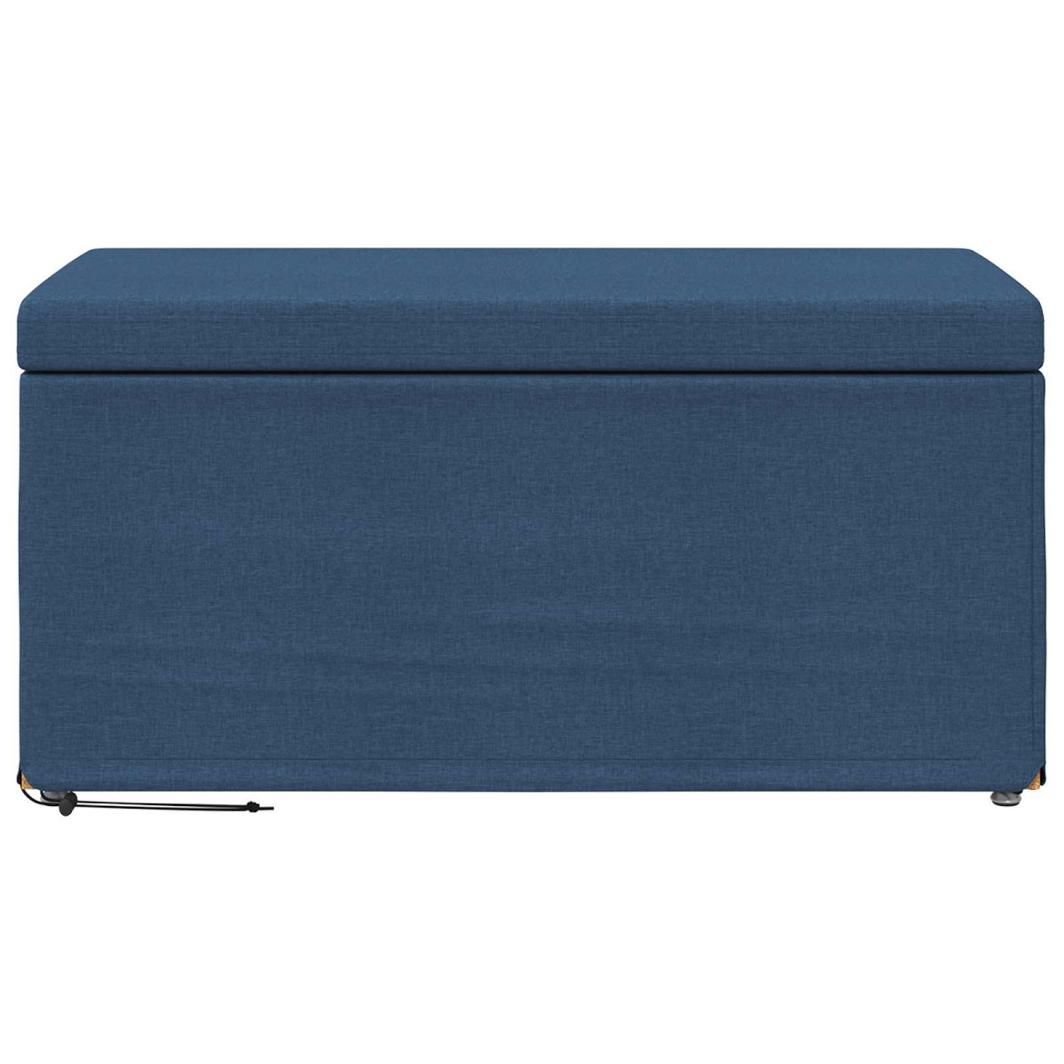 vidaXL Σκαμνί Μπλε 81 x 41 x 40 cm Ύφασμα και Επεξεργασμένο Ξύλο