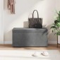 vidaXL Σκαμνί Σκούρο Γκρι 81 x 41 x 40 cm Βελούδο και Μηχανικά Ξύλα