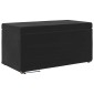 vidaXL Σκαμνί Μαύρο 81 x 41 x 40 cm Βελούδο και Μηχανικά Ξύλα