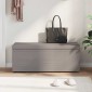 vidaXL Σκαμνί Taupe 101 x 41 x 40 εκ Ύφασμα και Επεξεργασμένο Ξύλο
