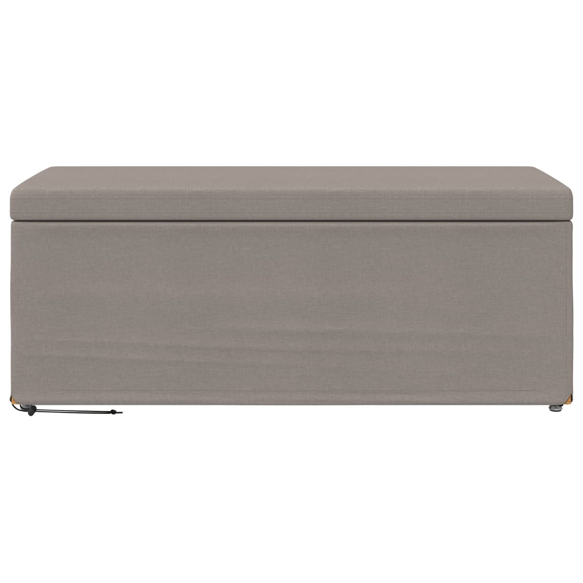 vidaXL Σκαμνί Taupe 101 x 41 x 40 εκ Ύφασμα και Επεξεργασμένο Ξύλο