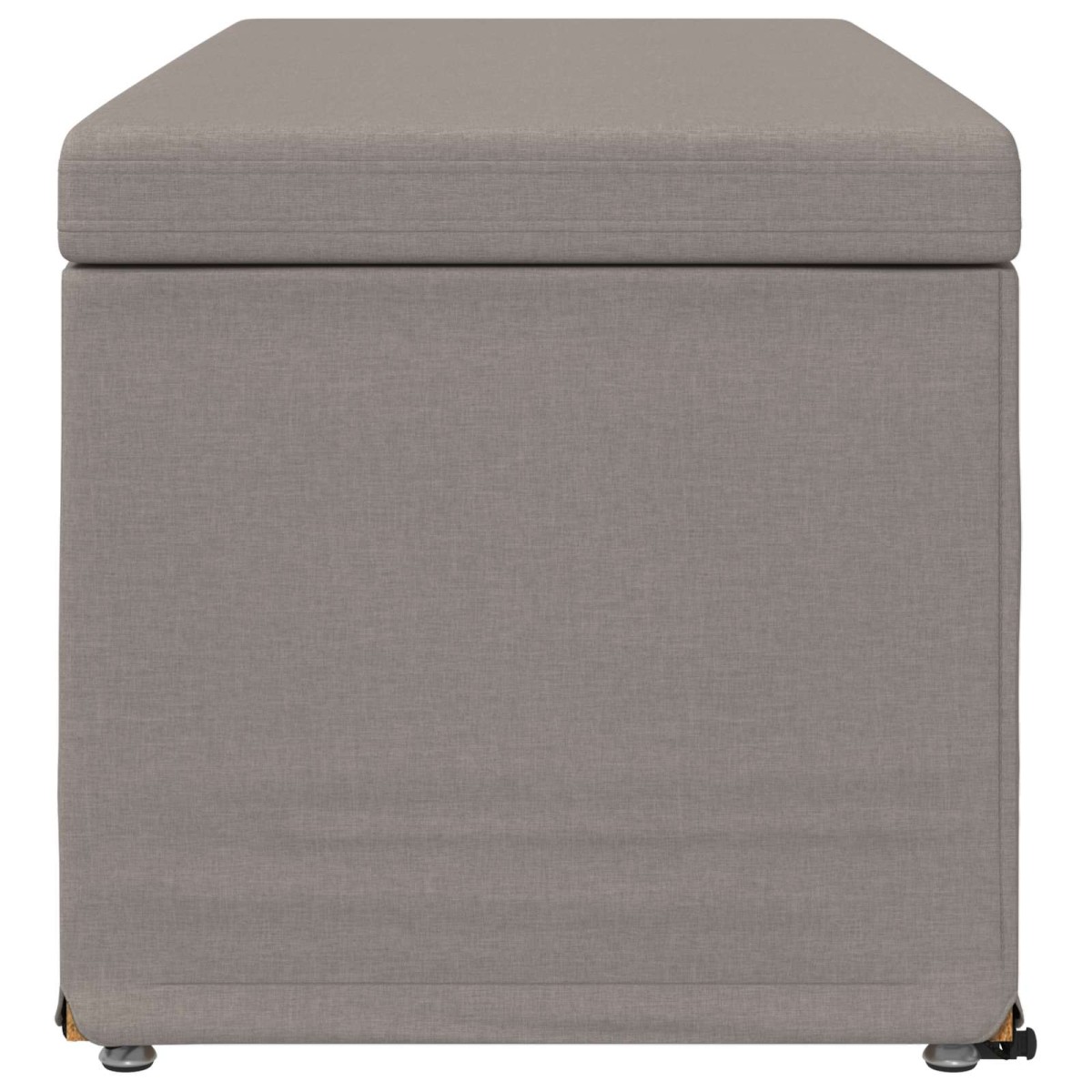 vidaXL Σκαμνί Taupe 101 x 41 x 40 εκ Ύφασμα και Επεξεργασμένο Ξύλο