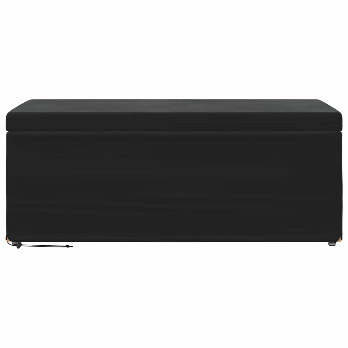 vidaXL Σκαμνί Μαύρο 101 x 41 x 40 εκ Βελούδο και Μηχανικά Ξύλα