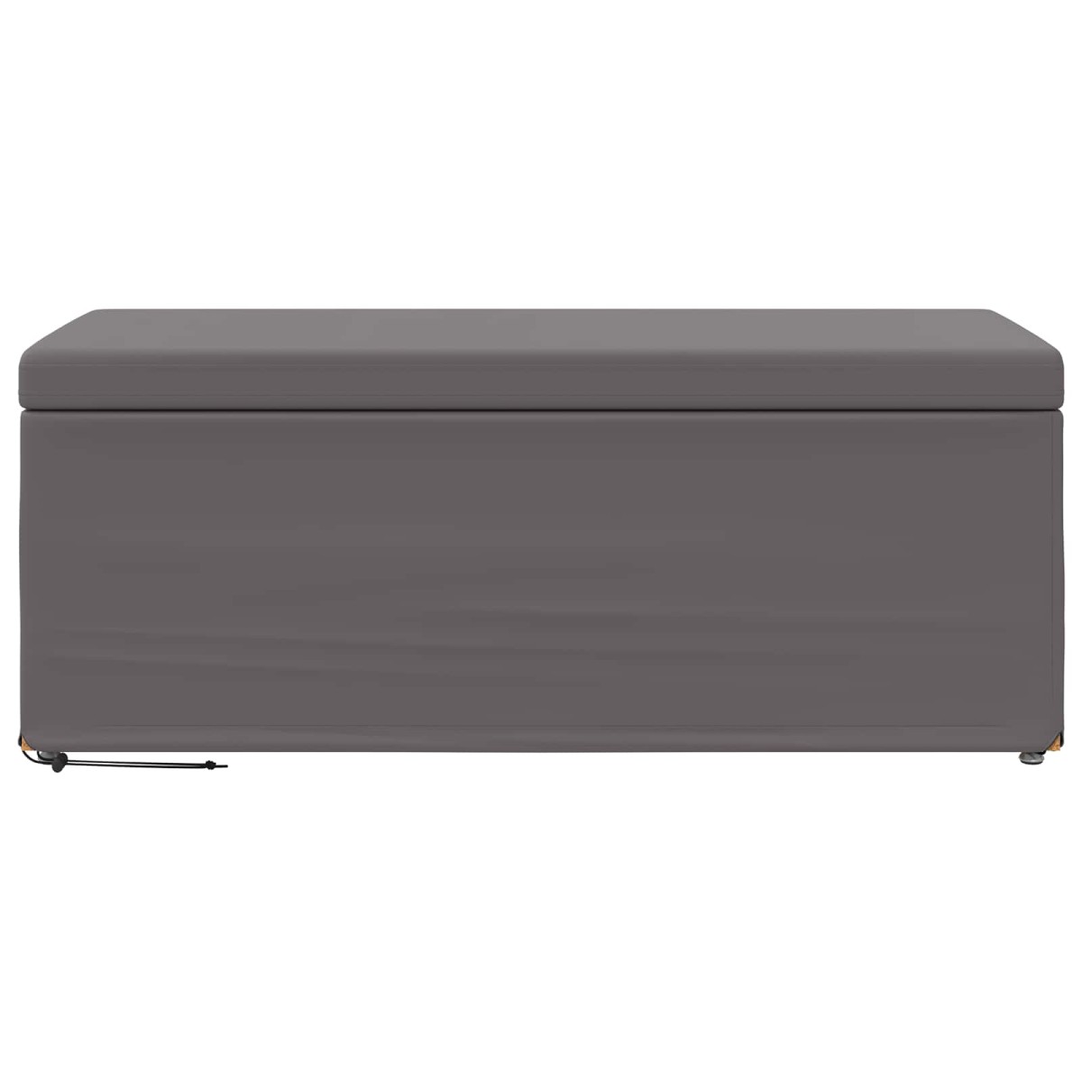 vidaXL Σκαμνί Γκρι 101 x 41 x 40 εκ Ψεύτικο Δέρμα και Μηχανικά Ξύλα