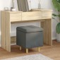 vidaXL Οθωμανικό αποθήκευσης Σκούρο Γκρι 40 x 40 x 45 cm ύφασμα
