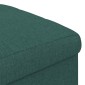 vidaXL Οθωμανικό αποθήκευσης Σκούρο Πράσινο 40 x 40 x 45 cm ύφασμα