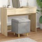 vidaXL Οθωμανικό αποθήκευσης Ανοιχτό γκρι 40 x 40 x 45 cm Βελούδο