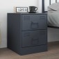vidaXL Χερούλια Ντουλαπιών 12 τμχ. Ανθρακί 85 x 45 χιλ Μέταλλο