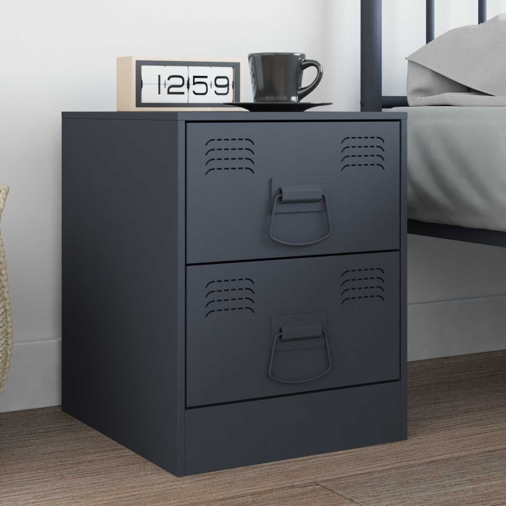 vidaXL Χερούλια Ντουλαπιών Ανθρακί 85 x 45 χιλ Μέταλλο