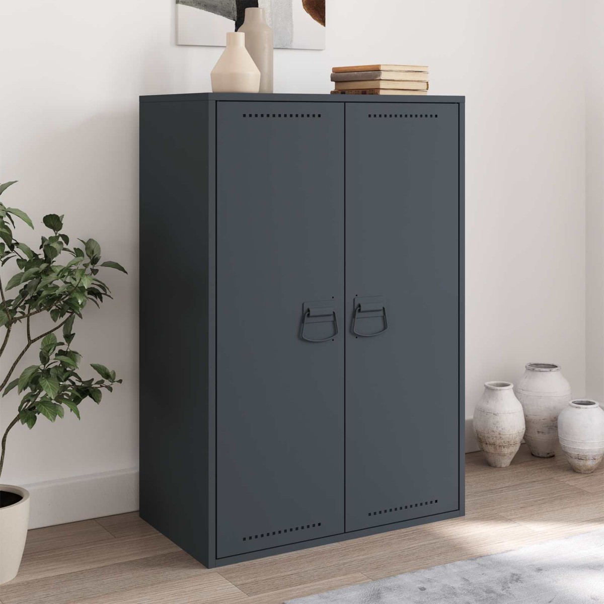 vidaXL Χερούλια Ντουλαπιών Ανθρακί 85 x 45 χιλ Μέταλλο