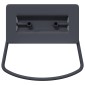 vidaXL Χερούλια Ντουλαπιών Ανθρακί 85 x 45 χιλ Μέταλλο