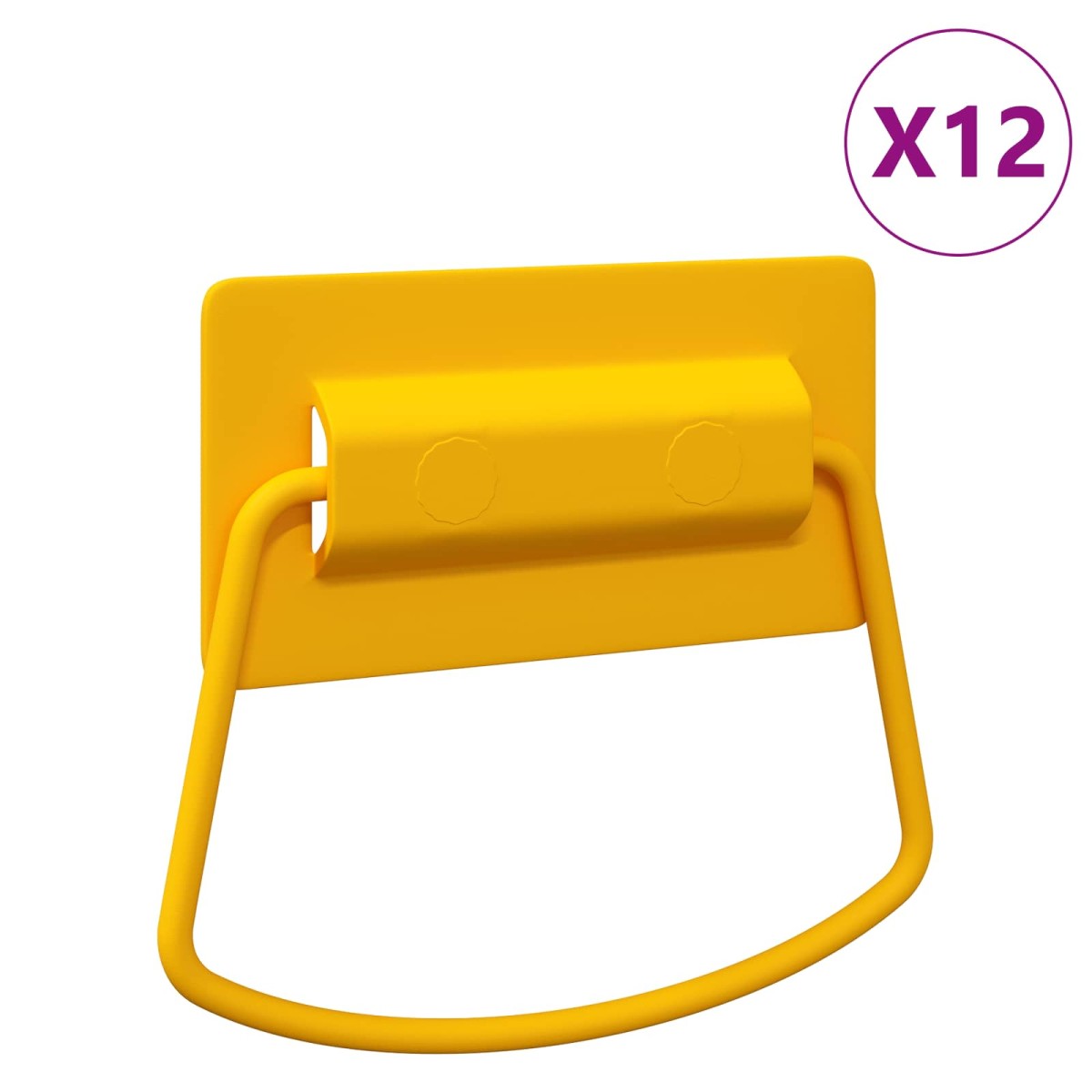 vidaXL Χερούλια Ντουλαπιών 12 τμχ. Μουσταρδί 85 x 45 χιλ Μέταλλο