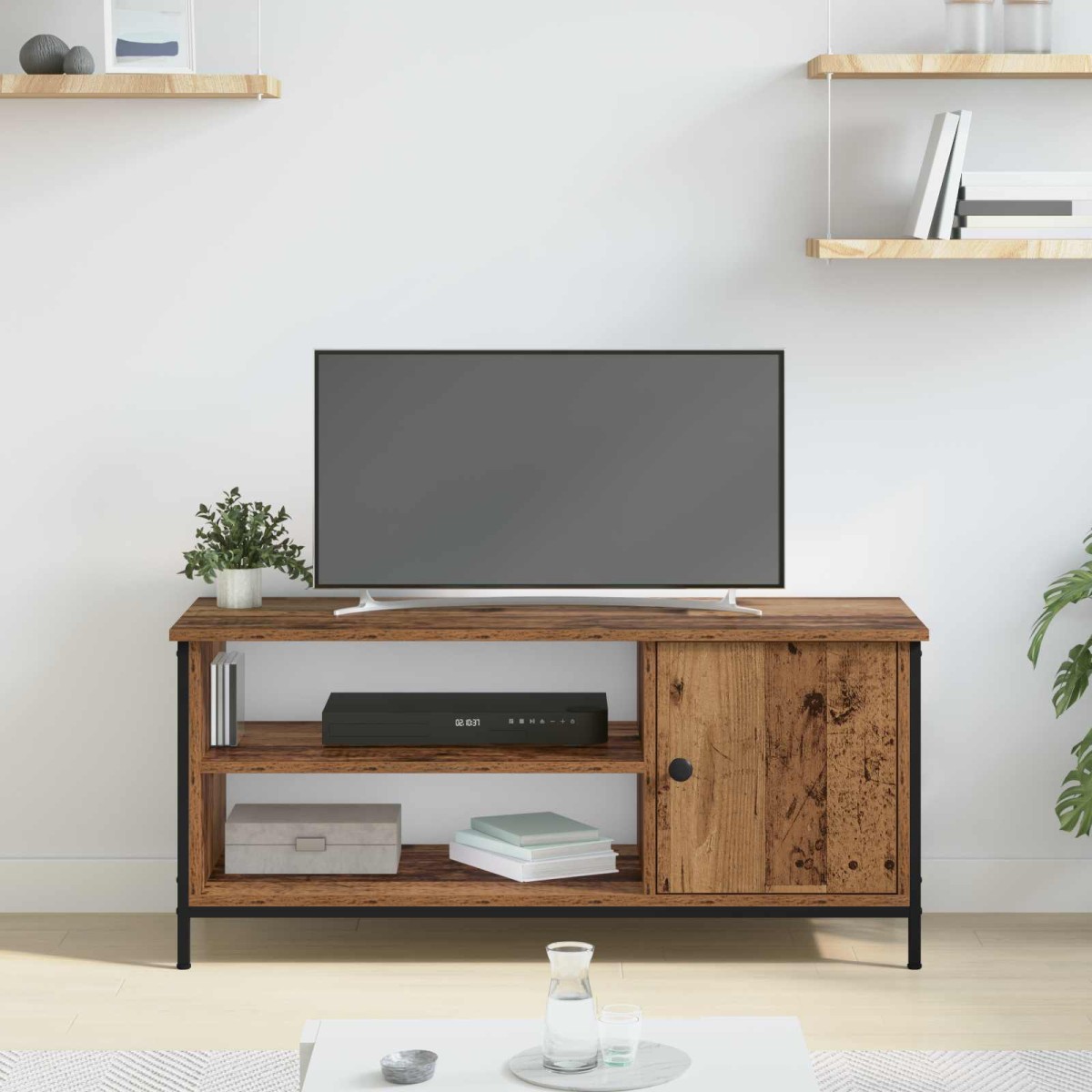vidaXL Ντουλάπι TV 100 x 40 x 45 cm Παλιό Ξύλο Επεξεργασμένο Ξύλο