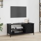 vidaXL Ντουλάπι TV 100 x 40 x 45 cm Μαύρη Οξυά Επεξεργασμένο Ξύλο