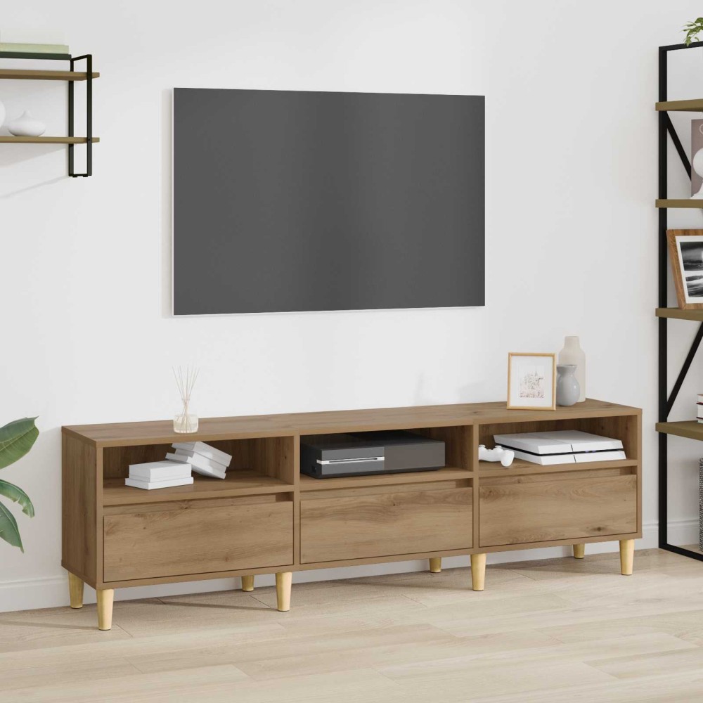 vidaXL Ντουλάπι TV 150 x 30 x 45 εκ Artisan Oak Επεξεργασμένο Ξύλο