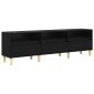 vidaXL Ντουλάπι TV 150 x 30 x 45 εκ Μαύρη Οξυά Επεξεργασμένο Ξύλο