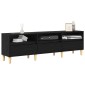 vidaXL Ντουλάπι TV 150 x 30 x 45 εκ Μαύρη Οξυά Επεξεργασμένο Ξύλο