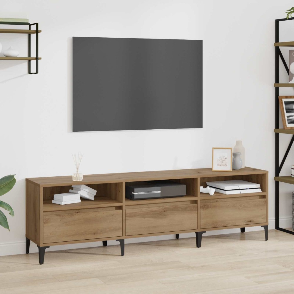 vidaXL Ντουλάπι TV 150 x 30 x 45 εκ Artisan Oak