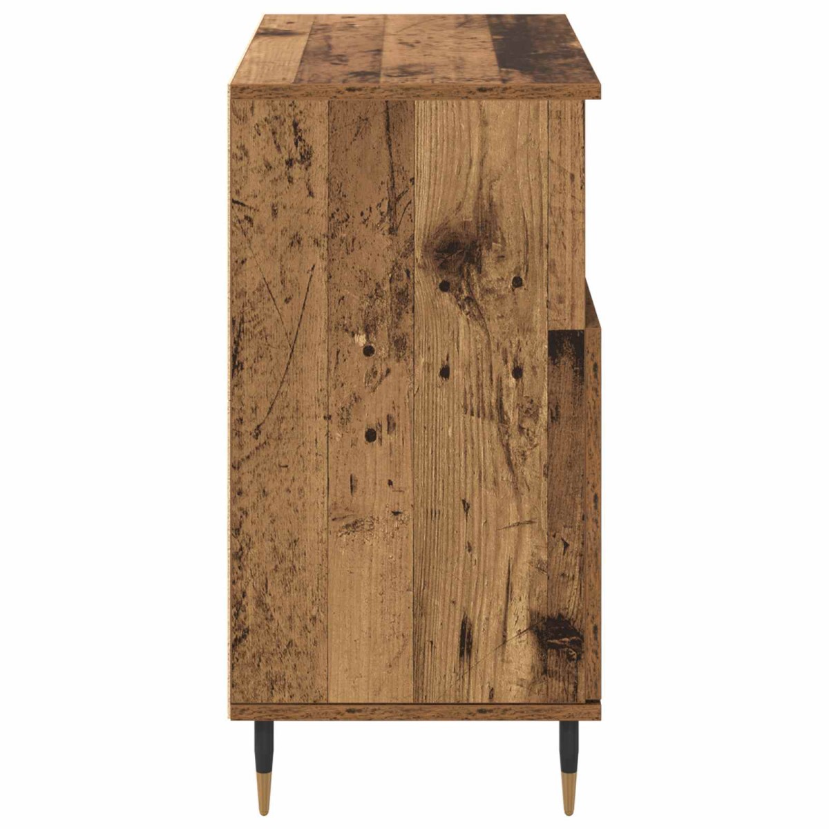 vidaXL Πλαϊνό γραφείο Παλιό ξύλο 60 x 35 x 70 cm