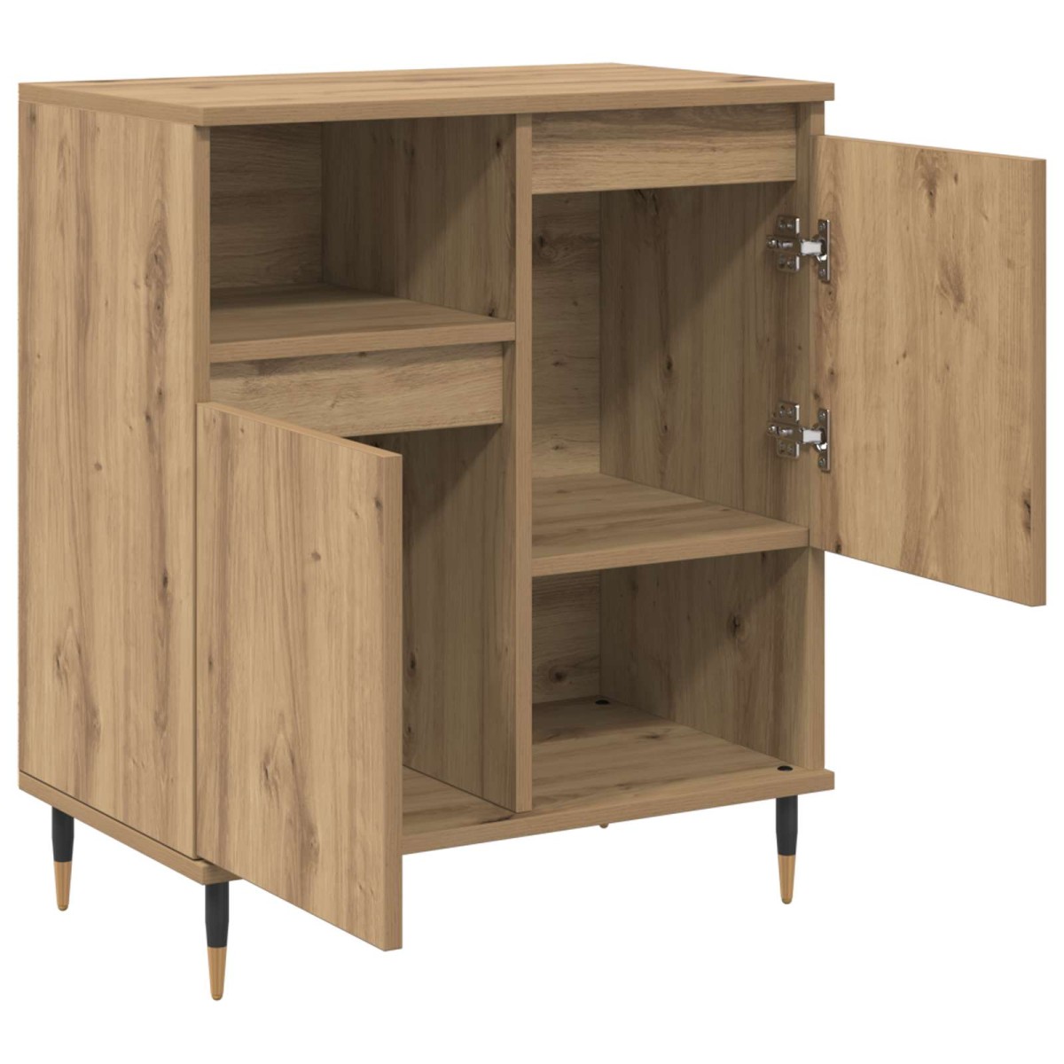 vidaXL Πλαϊνό γραφείο Artisan Oak 60 x 35 x 70 cm
