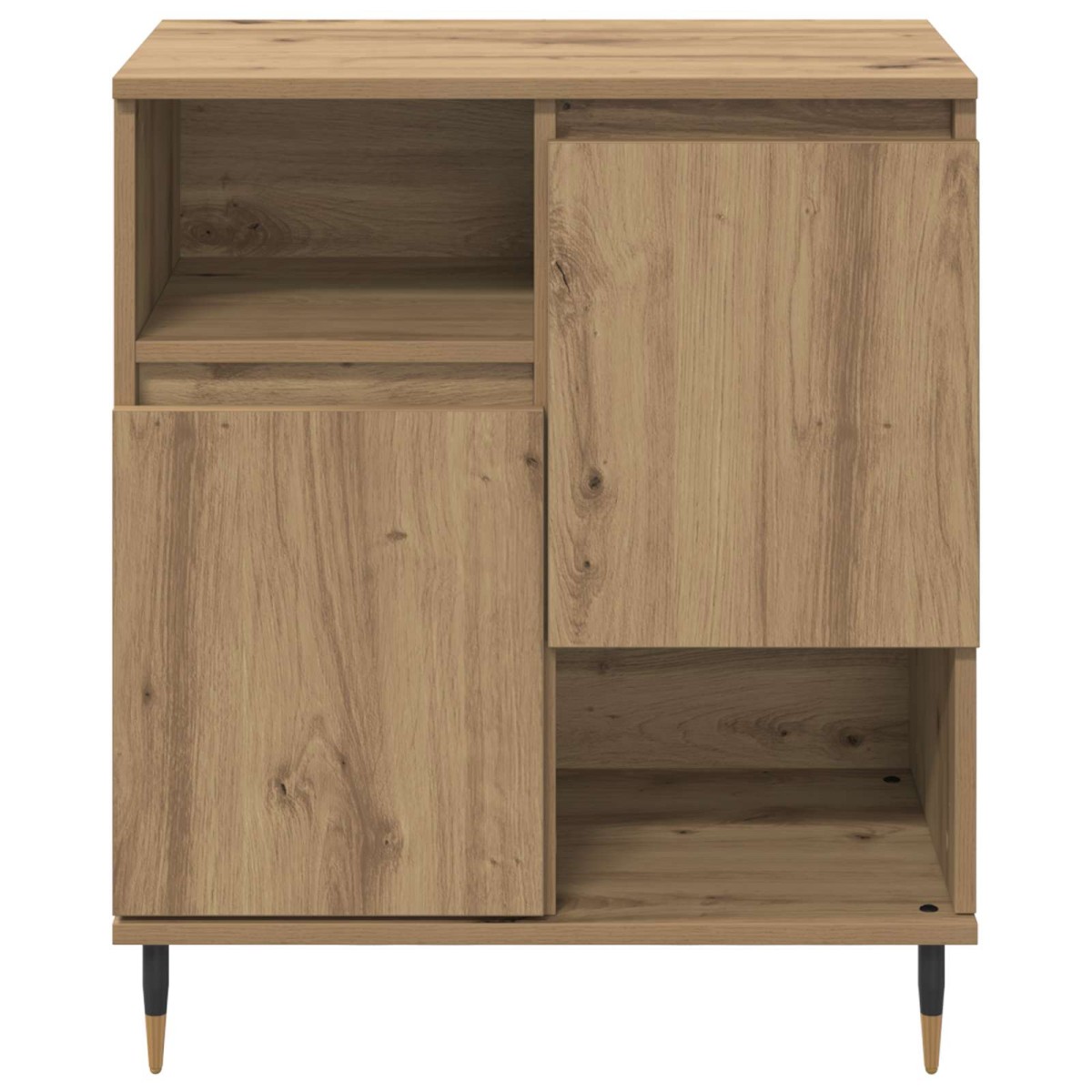 vidaXL Πλαϊνό γραφείο Artisan Oak 60 x 35 x 70 cm