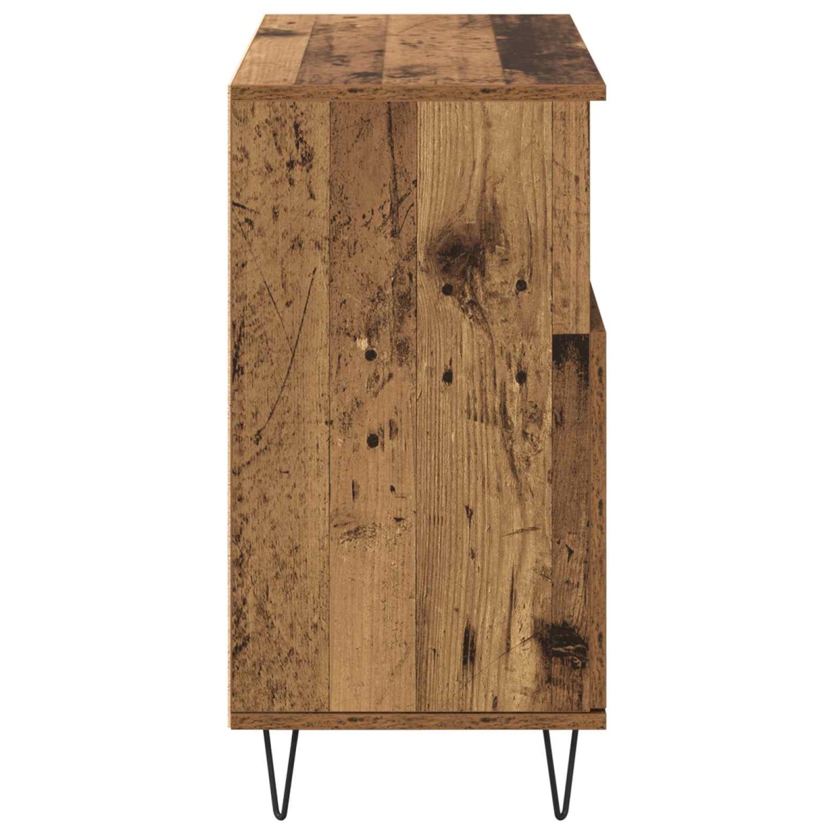 vidaXL Πλαϊνό γραφείο Παλιό ξύλο 60 x 35 x 70 cm