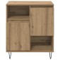 vidaXL Πλαϊνό γραφείο Artisan Oak 60 x 35 x 70 cm
