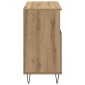 vidaXL Πλαϊνό γραφείο Artisan Oak 60 x 35 x 70 cm