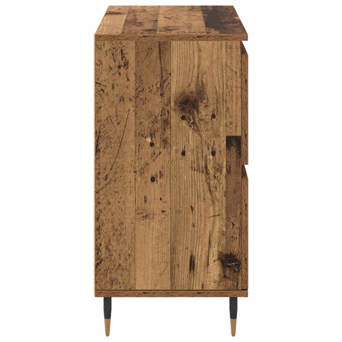 vidaXL Πλαϊνό γραφείο Παλιό ξύλο 60 x 35 x 70 cm
