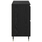 vidaXL Πλαϊνό γραφείο Μαύρη Οξυά 60 x 35 x 70 cm