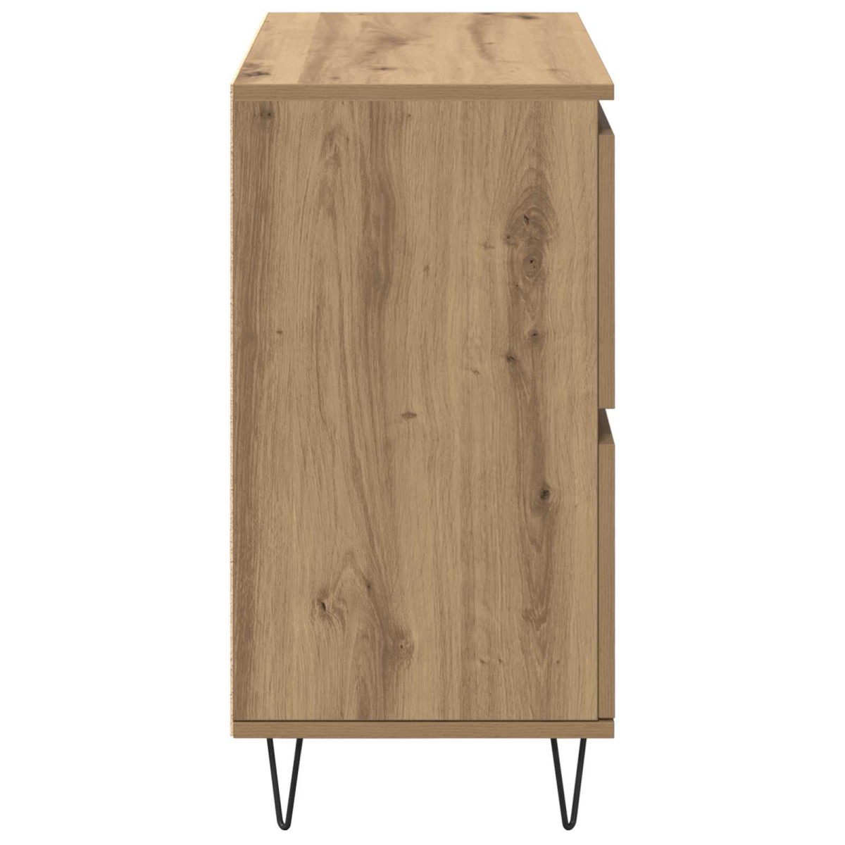 vidaXL Πλαϊνό γραφείο Artisan Oak 60 x 35 x 70 cm