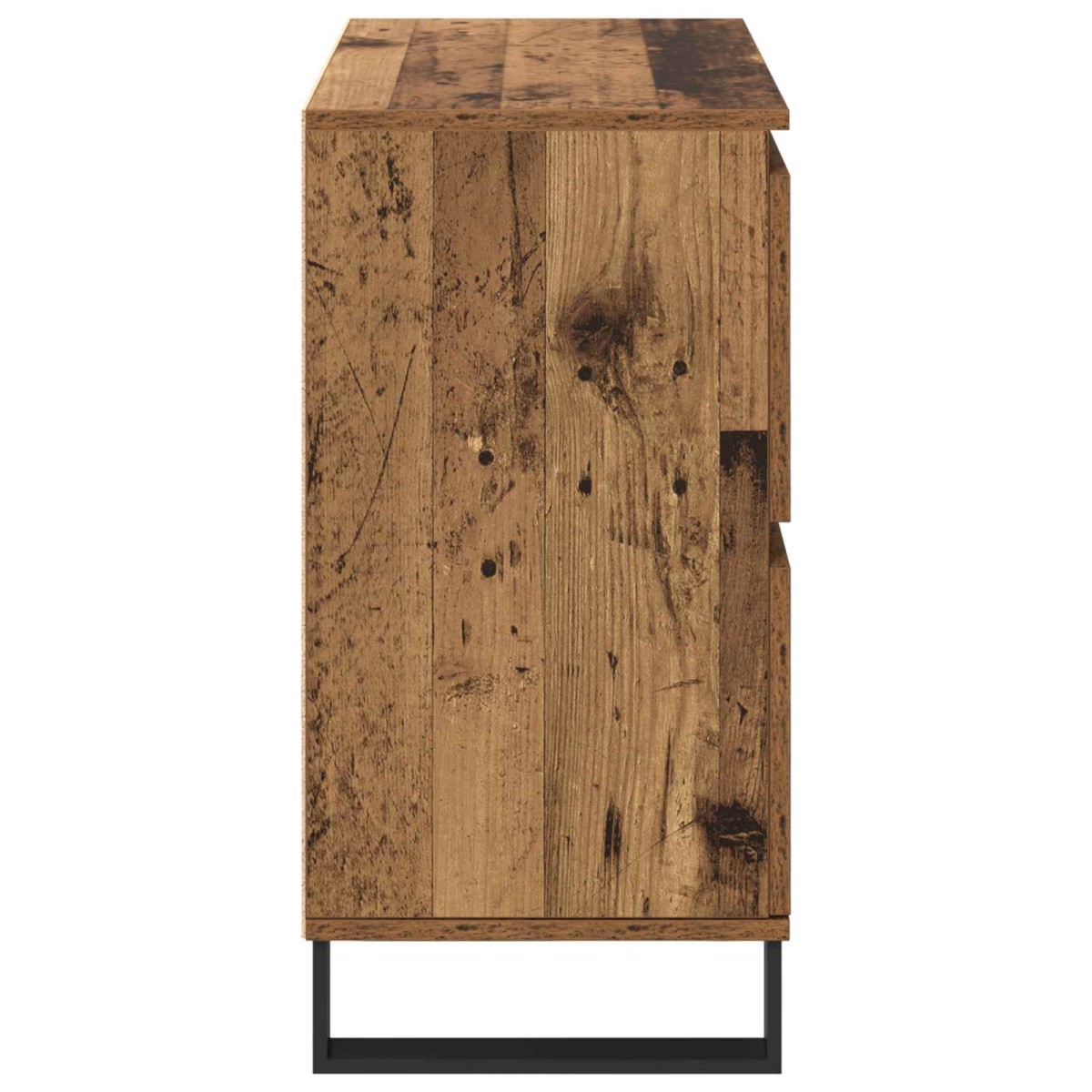 vidaXL Πλαϊνό γραφείο Παλιό ξύλο 60 x 35 x 70 cm