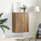 vidaXL Ντουλάπα Τοίχου Artisan Oak 69,5 x 34 x 90 εκ.
