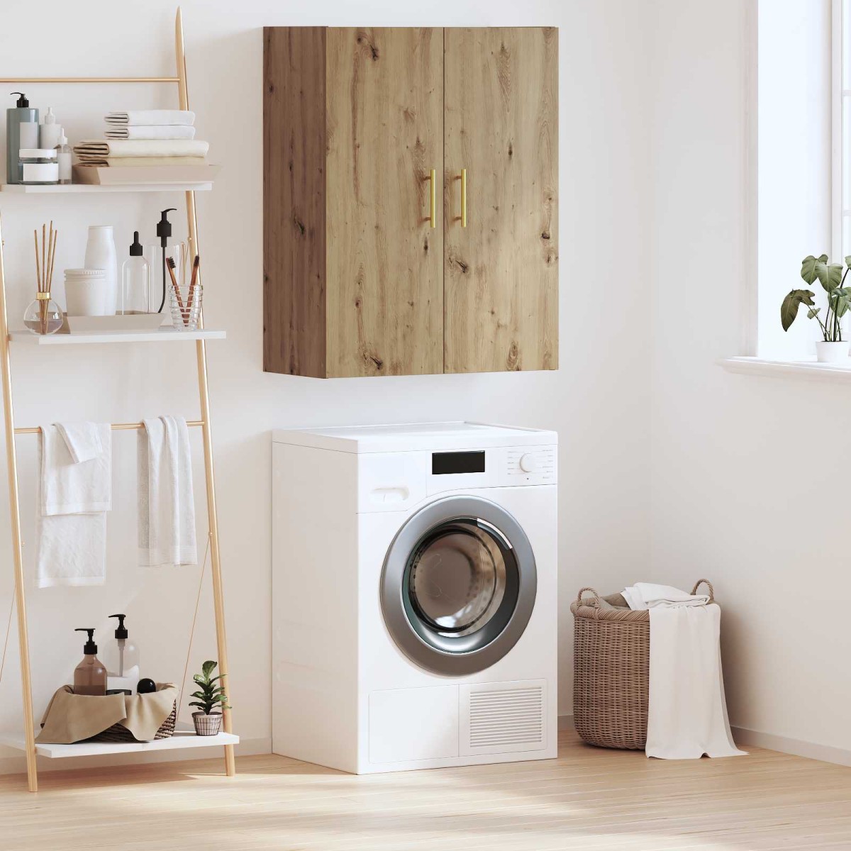 vidaXL Ντουλάπα Τοίχου Artisan Oak 69,5 x 34 x 90 εκ.