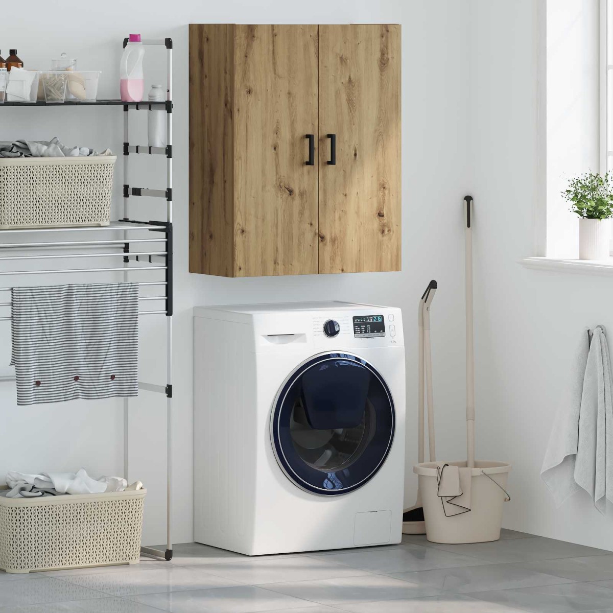 vidaXL Ντουλάπα Τοίχου Artisan Oak 69,5 x 34 x 90 εκ.